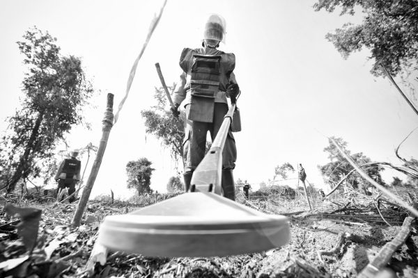 landmines detection cambodia woman CMAC