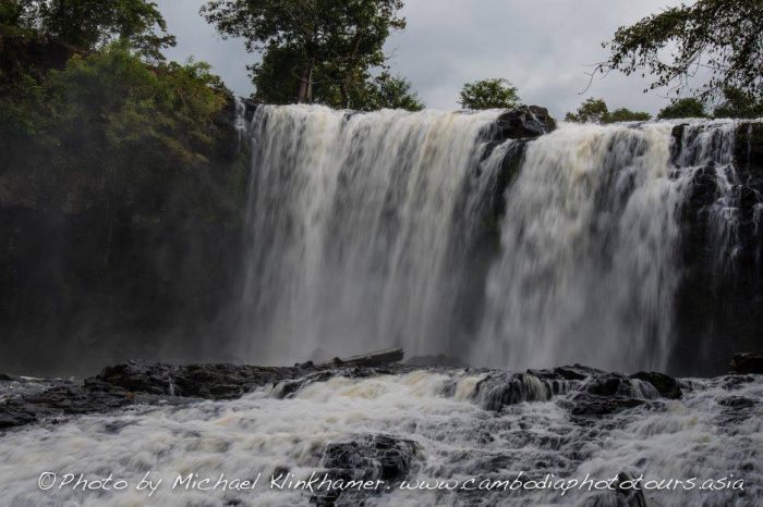 cambodia nature waterfall