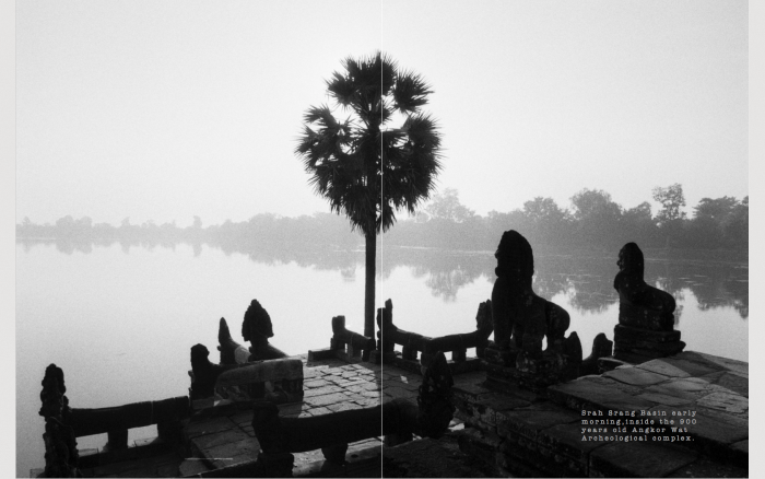 Srah Srang basin Angkor Wat Cambodia